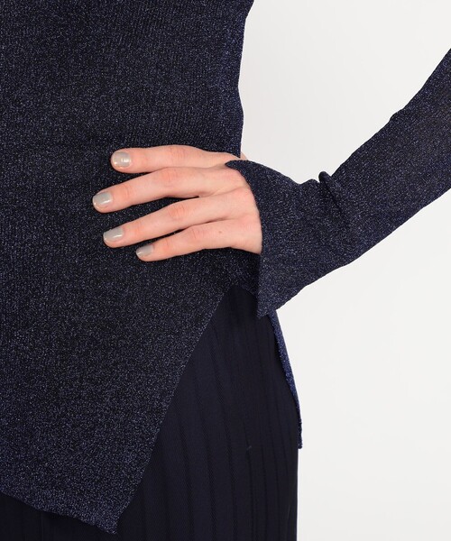 「BAUM UND PFERDGARTEN」 長袖ニット S ダークパープル レディース_画像8