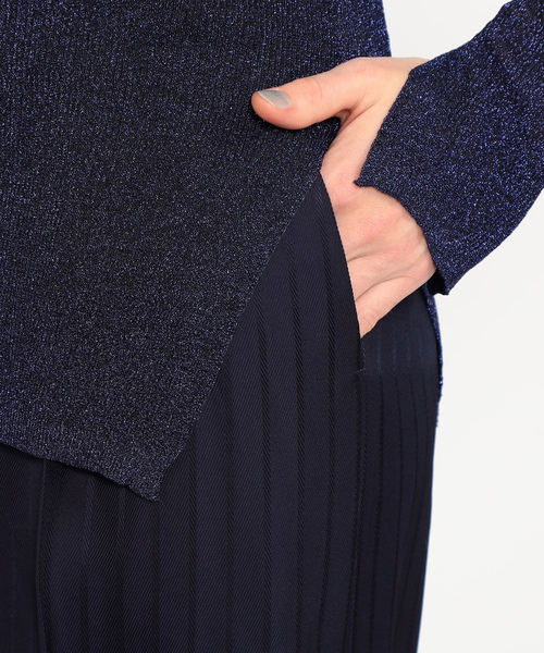 「BAUM UND PFERDGARTEN」 長袖ニット S ダークパープル レディース_画像9