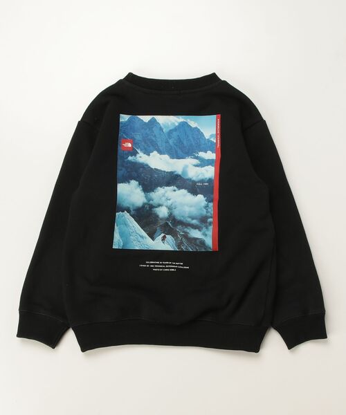 「THE NORTH FACE」 「KIDS」ワンポイントスウェットカットソー 130 ブラック キッズ_画像2