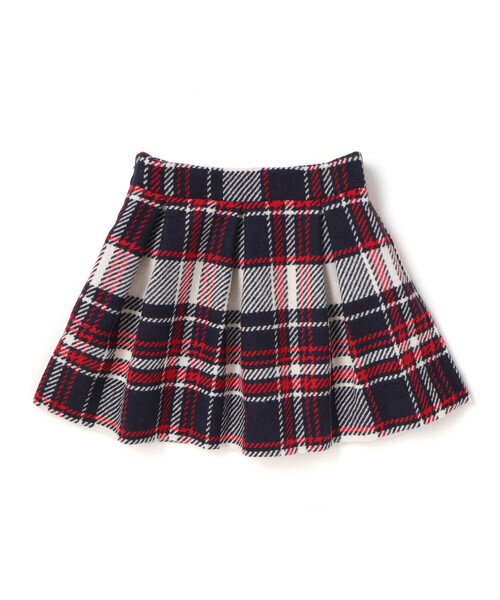 Tartine et Chocolat スカート 「日本製」「お揃い」ウールチェック