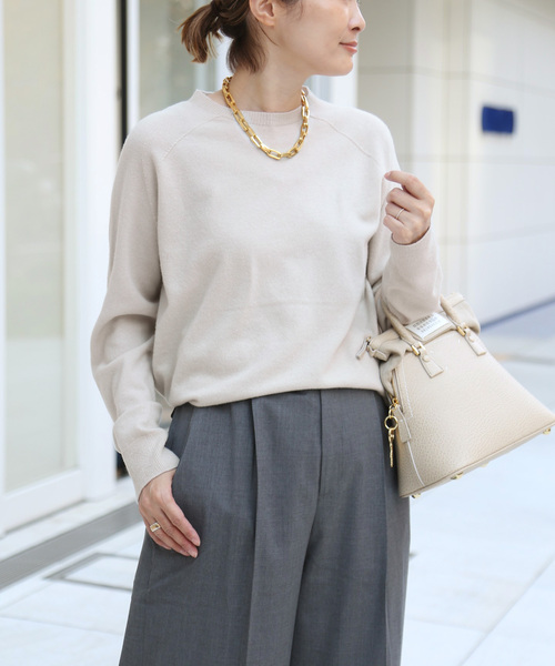 Deuxieme Classe（ドゥーズィエムクラス） 長袖ニット FREE グレー系