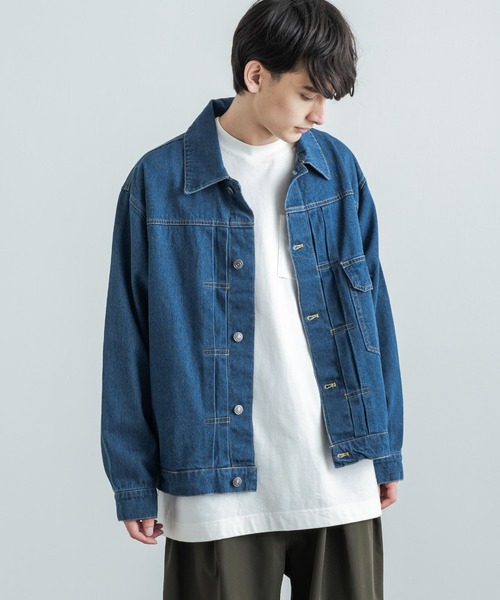 【新品未使用】ロージーモンスター　work denim jacket インディゴ Rocky Monroe（ロッキーモンロー） デニムジャケット LL インディゴ
