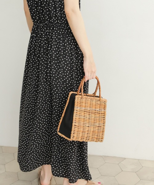 「URBAN RESEARCH DOORS」 半袖ワンピース MEDIUM ネイビー レディース