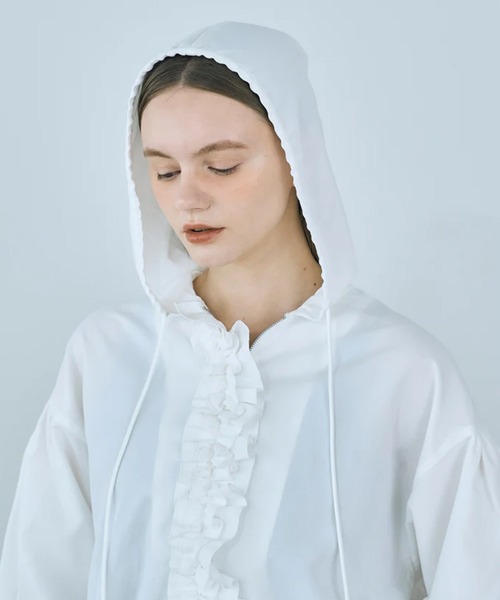 パーカー drawstring Frill Hoodie レディース : ZOZOTOWN Yahoo!店 