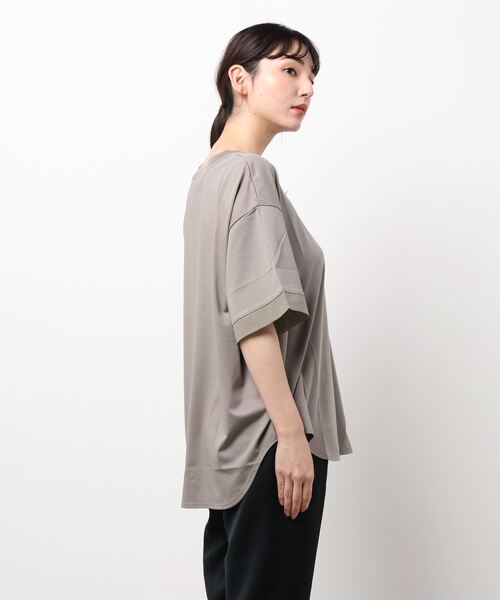 「enchainement」 半袖Tシャツ フリー オフホワイト レディース_画像2