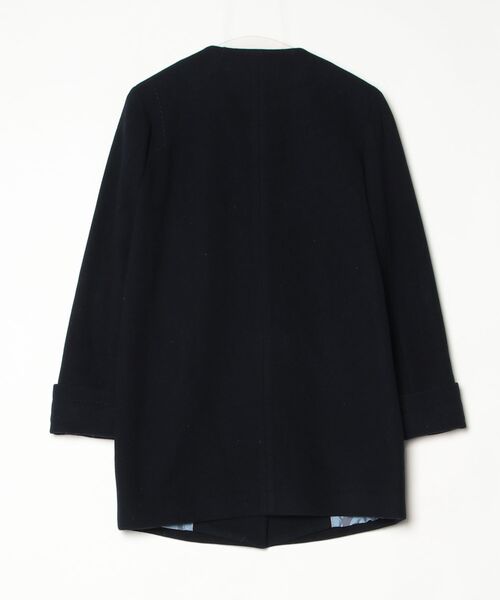 【ほぼ未使用】トゥモローランド MACPHEE ウールノーカラーコート　36 MACPHEE（マカフィー） ノーカラーコート 36 グレー レディース