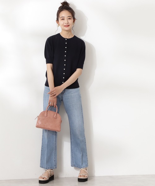 「N.（N. Natural Beauty Basic）」 ニットカーディガン MEDIUM オフホワイト レディース_画像8