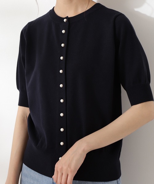 「N.（N. Natural Beauty Basic）」 ニットカーディガン MEDIUM オフホワイト レディース_画像9