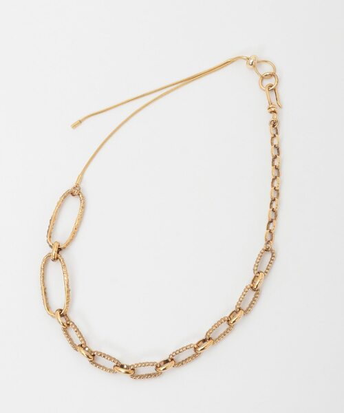 ネックレス 「ADER.bijoux/アデルビジュー」CUTSTEEL sparkle short necklace レディース