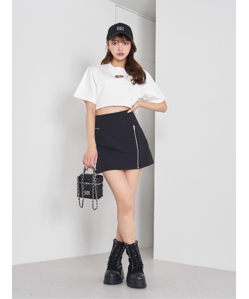 「Darich」 ミニスカート M ホワイト レディース_画像3