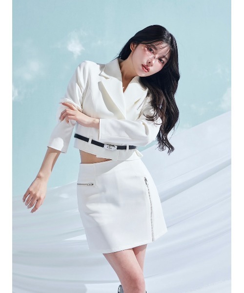 「Darich」 ミニスカート M ホワイト レディース_画像7