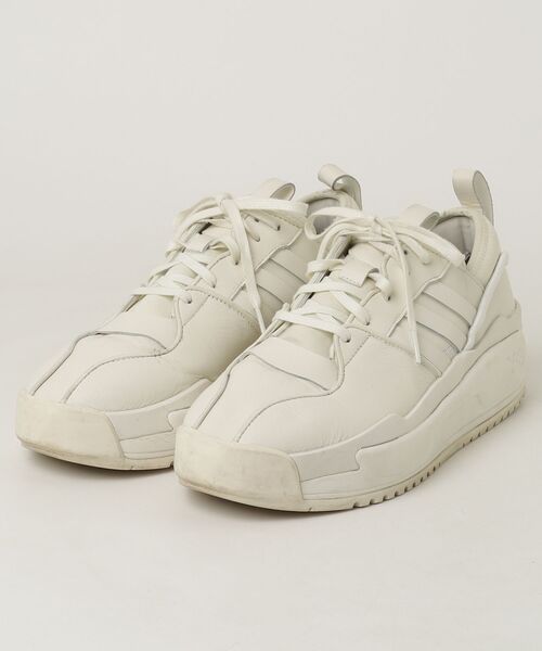 新品未使用Y-3 ホワイトスニーカー Y-3 「Y-3」 ローカットスニーカー 29.0cm オフホワイト メンズ