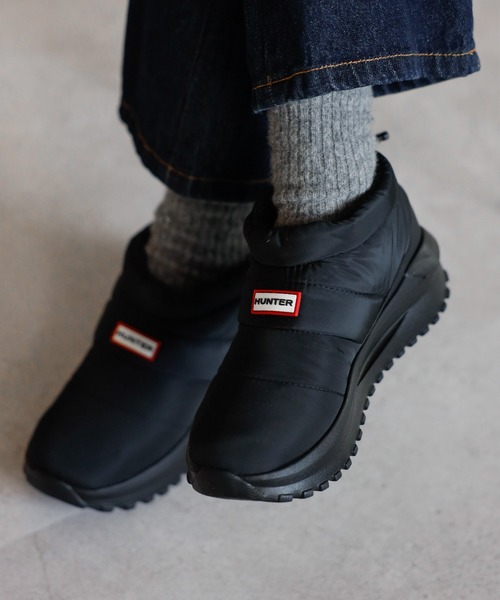 HUNTER（ハンター） スリッポン 「HUNTER」PUFFED TRAVEL FLOW TRAINER
