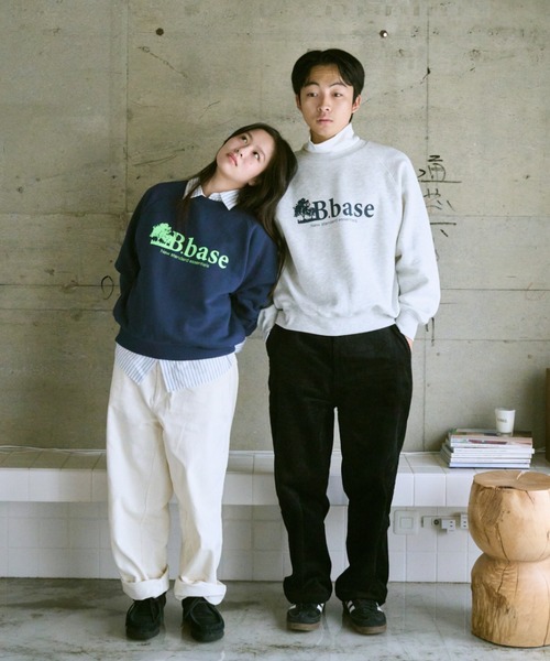 「BROKEN BASE」 長袖Tシャツ LARGE グリーン メンズ_画像8