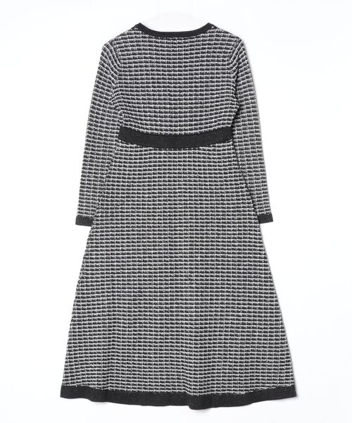 専用ページ Her lip to チェック ニットワンピース Her lip to チェック柄ニットワンピース S ブラック レディース