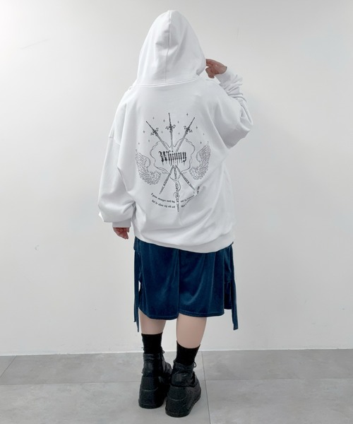 Whinny パーカー Whinny/サイキョー騎士の集いパーカー レディース