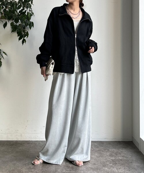 DouDou（ドゥドゥ） コート アウター 「WEB限定」異素材切替ダブル