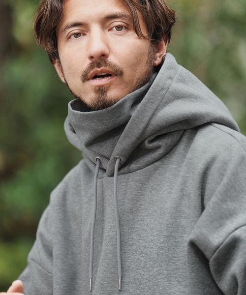 「CAMBIO」 プルオーバーパーカー S ブラック メンズ_画像2