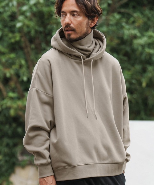 「CAMBIO」 プルオーバーパーカー S ブラック メンズ_画像8