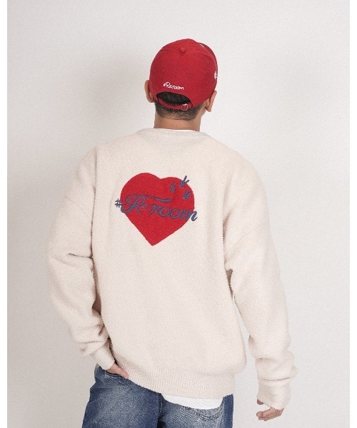 Re:room（リルーム） セーター ニット カクタスハートアップリケモール