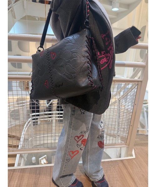 Desigual(デシグアル) ショルダーバッグ バッグ ミッキー 刺繍 Desigual(デシグアル) ショルダーバッグ バッグ ミッキー 刺繍
