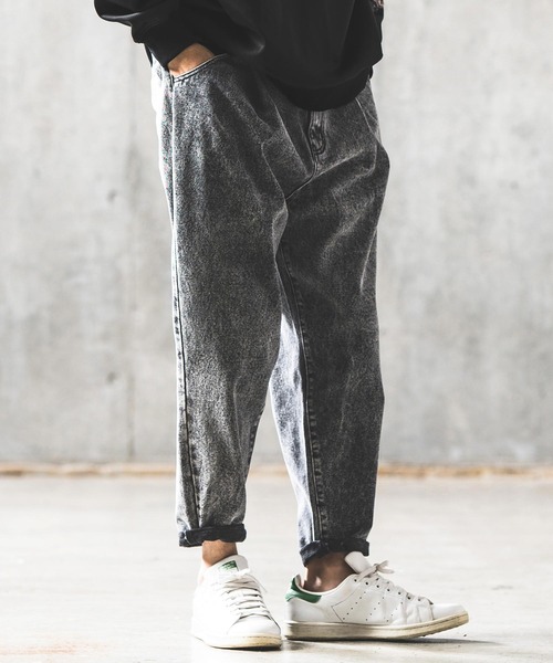 「GLIMCLAP」 デニムパンツ M グレー メンズ_画像4