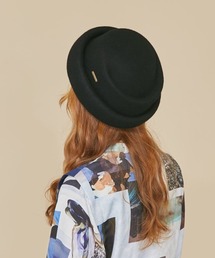 「kaorinomori」 ハット M/57.5cm ブラック レディースの画像3