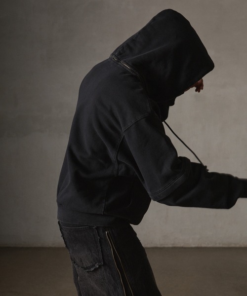 「GRANCY」 スウェットカットソー X-LARGE ブラック メンズ_画像7