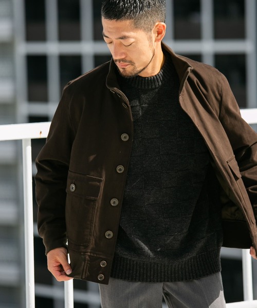 「URBAN RESEARCH ROSSO MEN」 ブルゾン LARGE ベージュ メンズ_画像2