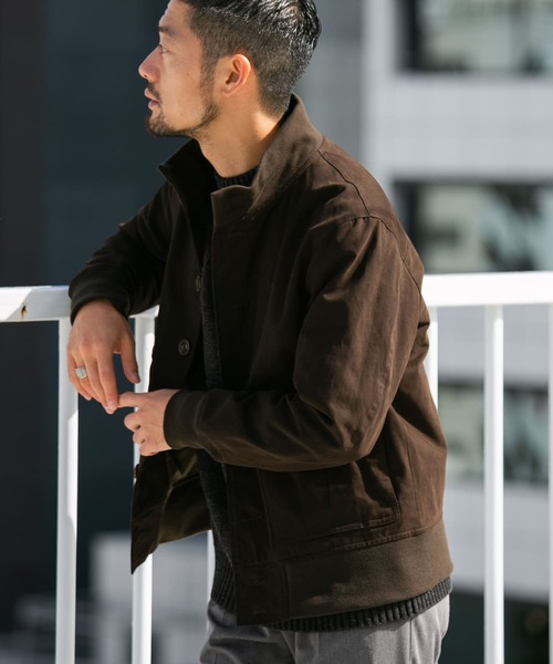 「URBAN RESEARCH ROSSO MEN」 ブルゾン LARGE ベージュ メンズ_画像3