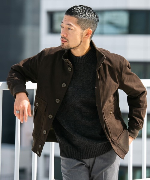 「URBAN RESEARCH ROSSO MEN」 ブルゾン LARGE ベージュ メンズ_画像4