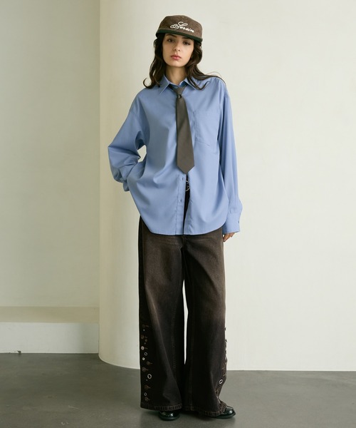 PBLIM シャツ 「UNISEX」ネクタイセットシャツ メンズ レディース