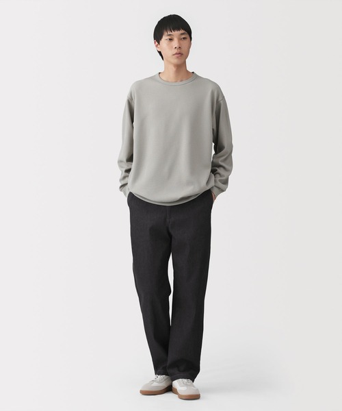 無印良品（MUJI） ジーンズ 紳士 洗いざらしデニムイージーパンツ 黒