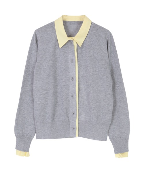 「miette」 ニットカーディガン M ブラック レディース_画像3