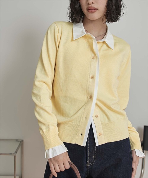 「miette」 ニットカーディガン M ブラック レディース_画像5