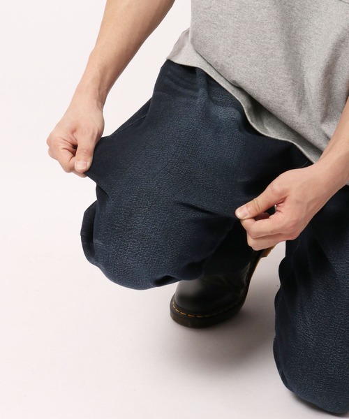 「ROOT THREE」 サルエルパンツ 2L ブラック メンズ_画像3