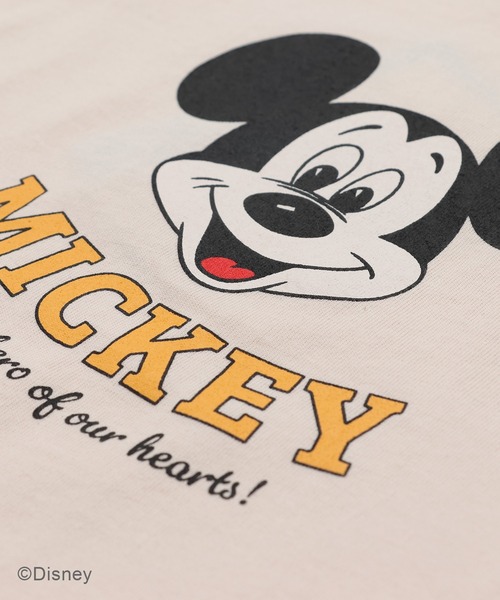Disney（ディズニー） tシャツ 「ディズニー」ミッキーマウス/ラグラン