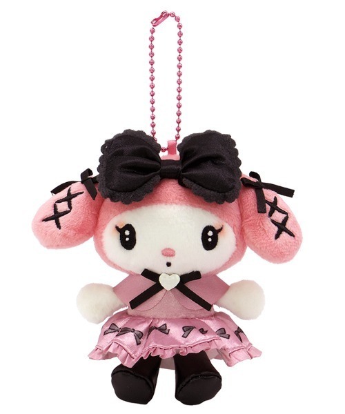 真夜中のメロクロ マスコット マイメロディ クロミ セット キーホルダー 希少 キーホルダー マイメロディ・クロミ MCコレクション マイメロディ