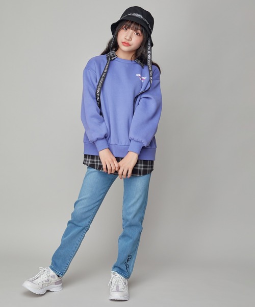 「SISTER JENNI」 「KIDS」スキニーパンツ 150cm ネイビー キッズ_画像8
