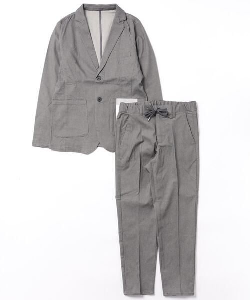 「ABAHOUSE GRAY」 セットアップ 46 チャコールグレー メンズの画像