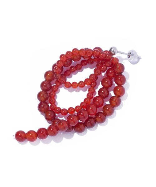 IRIS47（イリスフォーセブン） ピアス 「IRIS 47」fabiana red agate