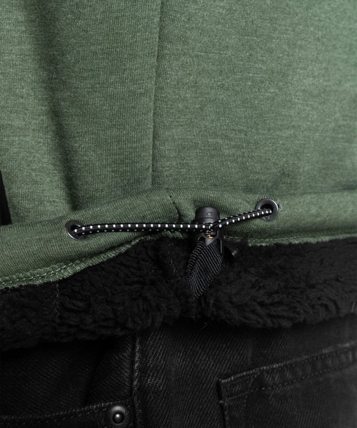 「Quiksilver」 ジップアップパーカー MEDIUM グレー メンズ_画像8