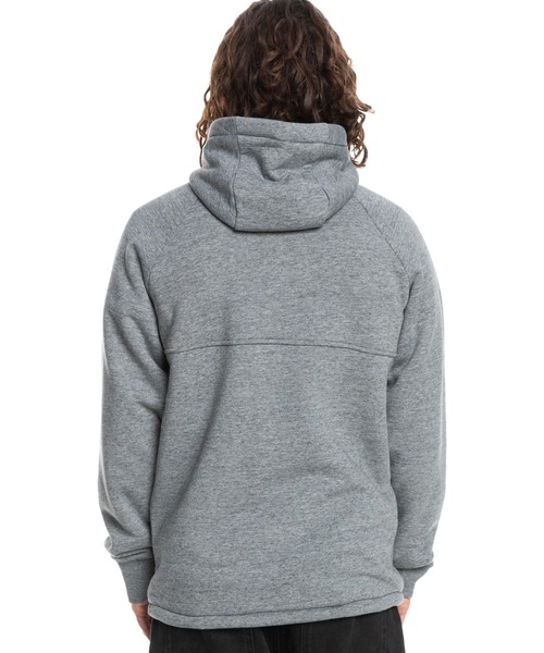 「Quiksilver」 ジップアップパーカー MEDIUM グレー メンズ_画像9