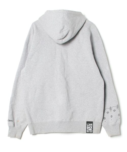「Back Channel」 ジップアップパーカー X-LARGE ミックスグレー メンズ_画像2