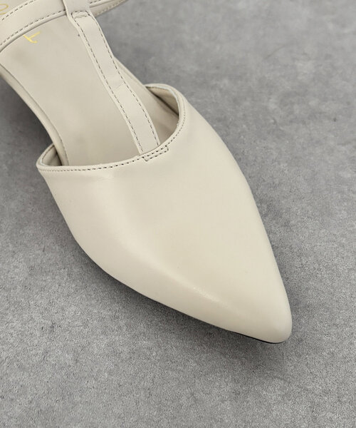 「Thevon」 フラットサンダル M アイボリー レディース_画像8