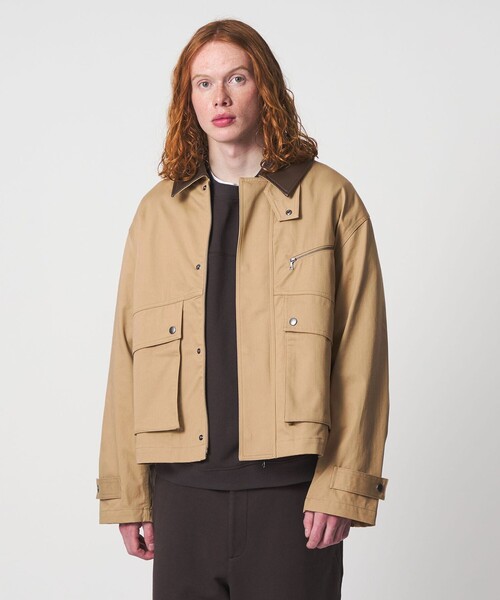 【試着のみ】BEAUTY&YOUTH UNITED ARROWSブルゾン S BEAUTY＆YOUTH UNITED ARROWS ライダースジャケット S ブラック メンズ