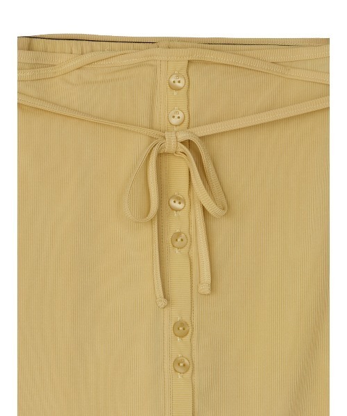 Ameri（アメリ） パンツ WRAP BELT SET RIB PANTS レディース