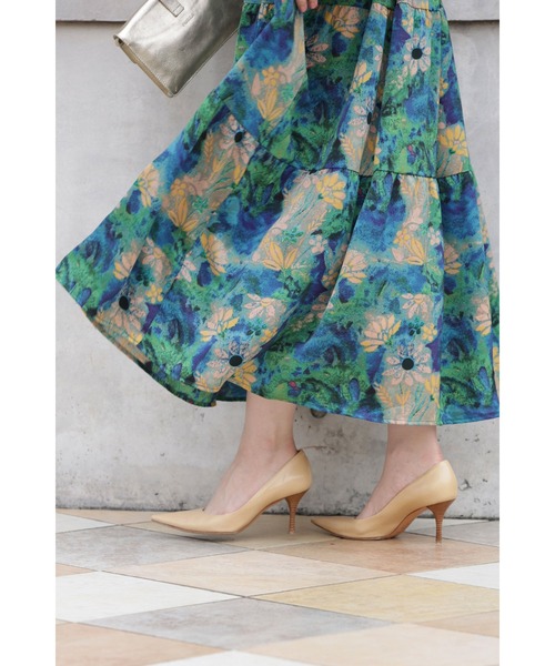 「CAWAII」 長袖ワンピース FREE ブルー レディース_画像4