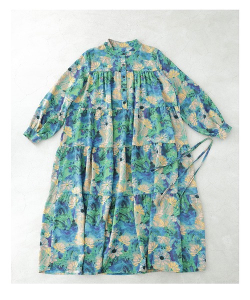 「CAWAII」 長袖ワンピース FREE ブルー レディース_画像5