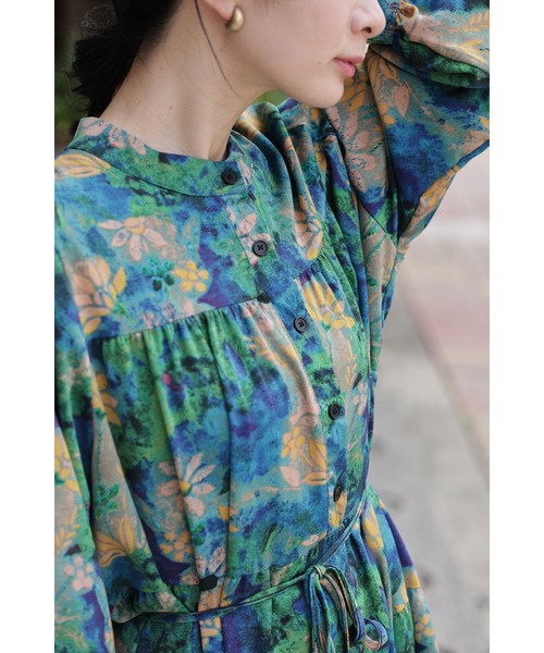 「CAWAII」 長袖ワンピース FREE ブルー レディース_画像8